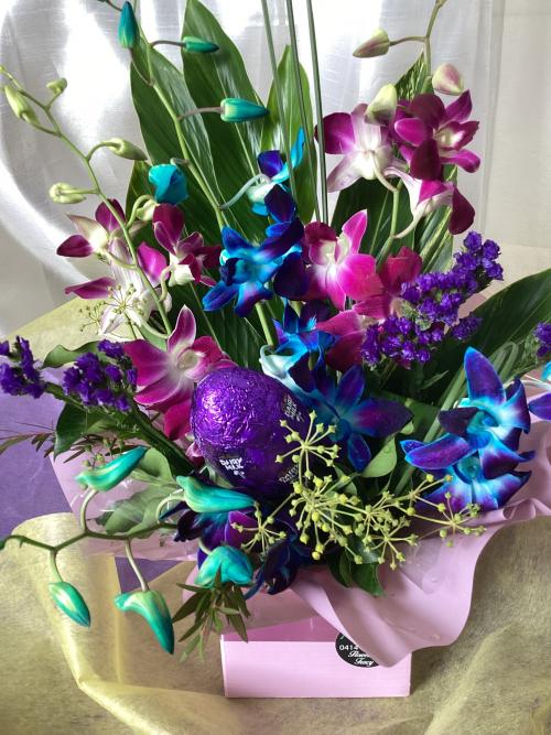 Orchids and Egg
