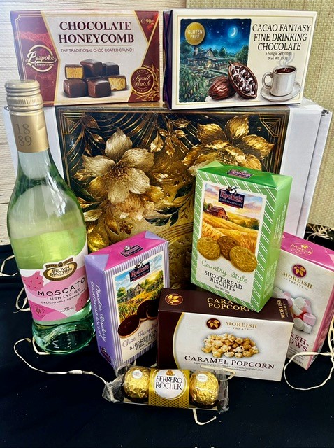 Hamper Sweet Delights with Wine