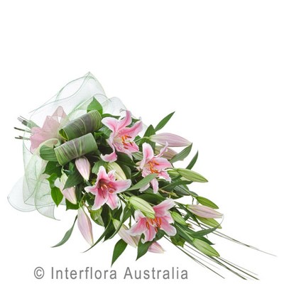 Vivienne Pink Lily Bouquet