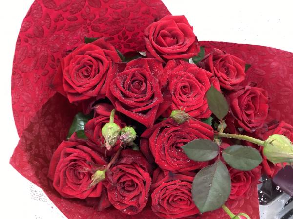No Fuss 12 rose Bouquet