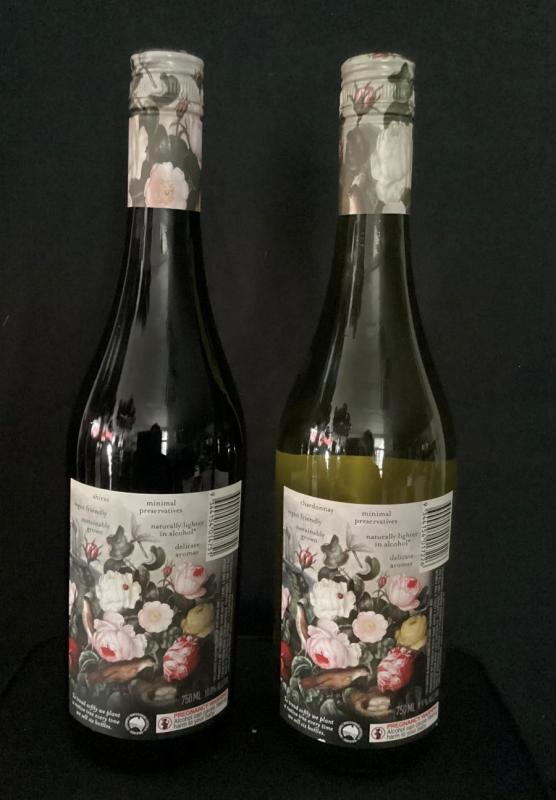 Wine  Red White Bubbles