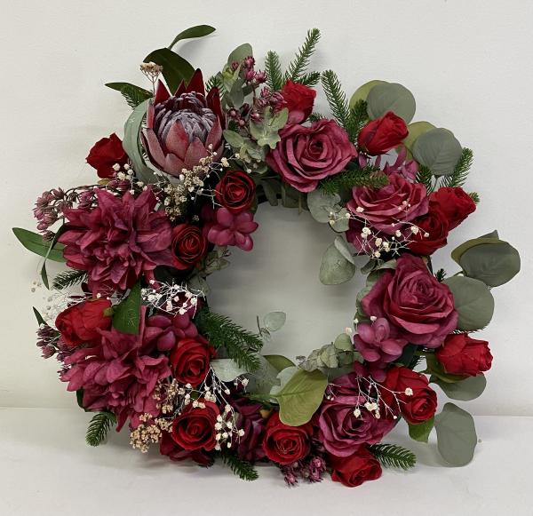 Burgandy Wreath