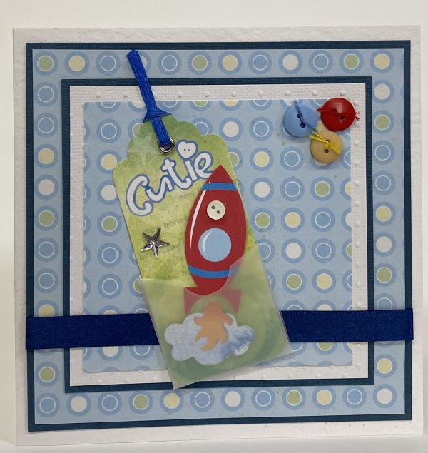 Handmade Baby Boy Card
