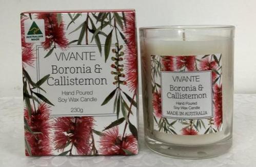 Scented Candle Boronia and Callistemon