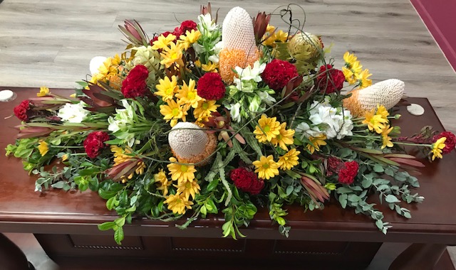 Bright Native Casket Cover